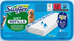Swiffer Wet Pet fuktiga rengöringsdukar refill, 40-pack