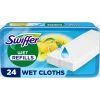 Swiffer Wet Refill fuktiga golvdukar citron