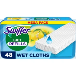 Swiffer Wet Refill fuktiga golvdukar citron