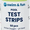 Swim & Fun teststickor för pH och aktivt syre 50-pack