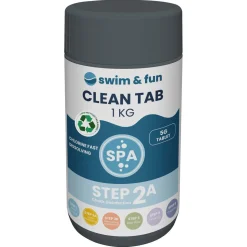 Swim & Fun Spa CleanTab klortabletter för spabad, 1 kg