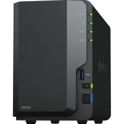 Synology DiskStation DS223 NAS, 2 fack och moln
