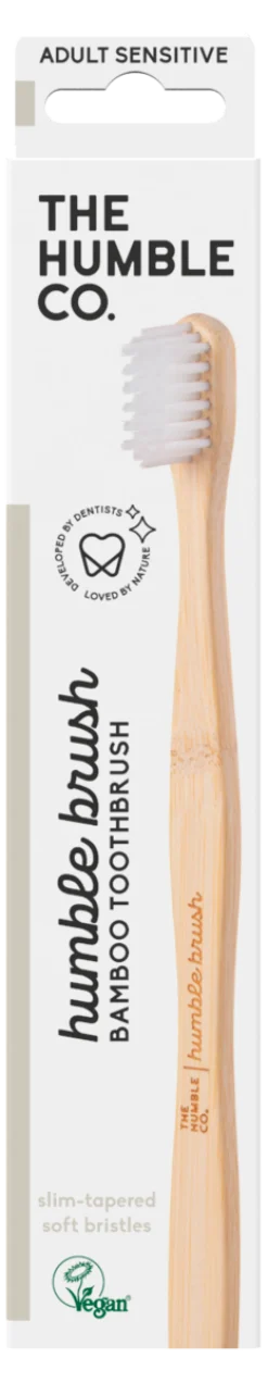Tandborste bambu The Humble Co sensitive vuxen