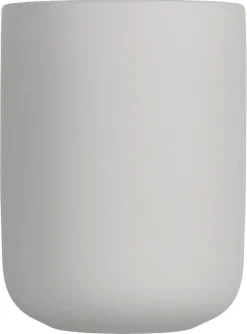 Tandborstmugg i stengods, beige