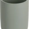 Tandborstmugg i stengods, grön