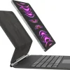 Tangentbord för iPad Pro 12,9 tum, fodral med stativ