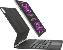 Tangentbord för iPad Pro 12,9 tum, fodral med stativ