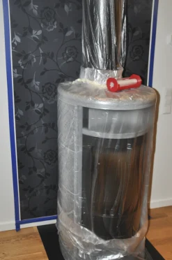 Täckplast med tejp, maskering på rulle, 2,7 x 17 m