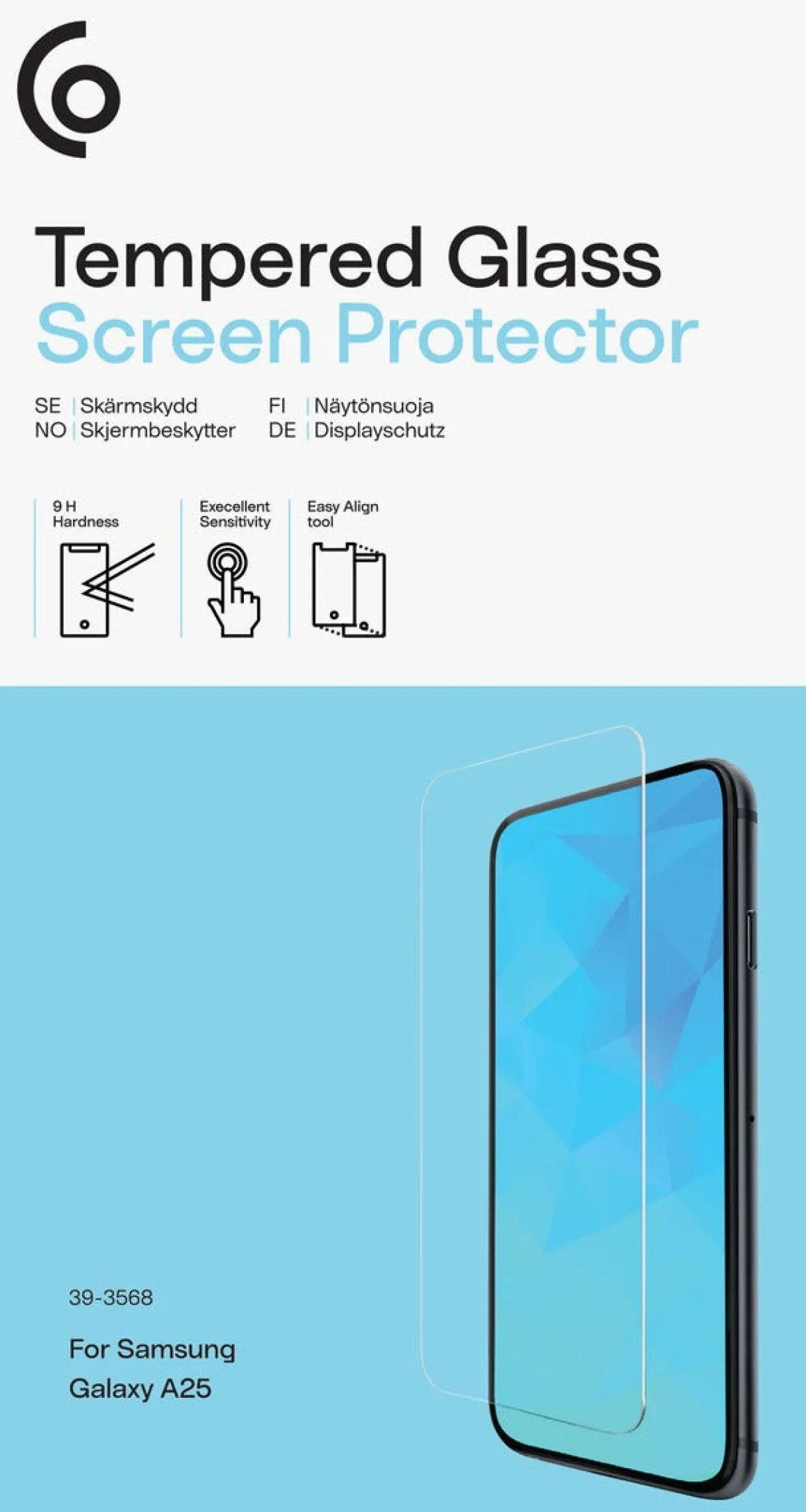 Tempered Glass skärmskydd Samsung Galaxy A25