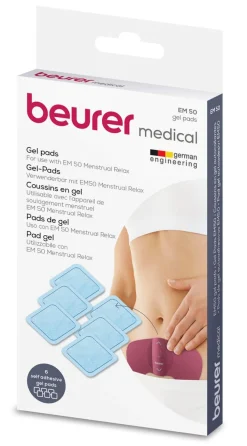 TENS plattor till Beurer Menstruations Relax EM 50, 6-pack