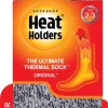 Termostrumpor Heat Holders Block stripes, grå