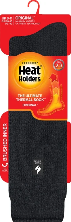 Termostrumpor Heat Holders Long Socks, svart
