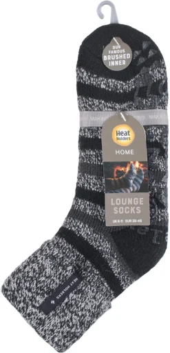 Termostrumpor Heat Holders lounge socks herr, storlek 39-45