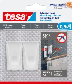 Tesa självhäftande krok, 2-pack