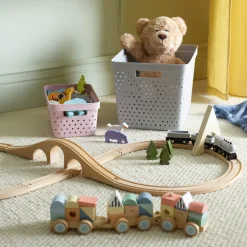 Tågbana i trä, startset, från 3 år