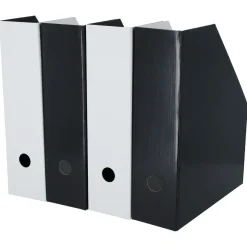 Tidskriftssamlare A4 kartong, stående, 80 mm, 4-pack