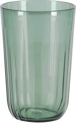 Tillbringare i plast med lock och 4 glas, 2 liter