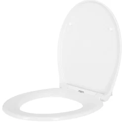 Toalettsits mjukstängande vit, duroplast