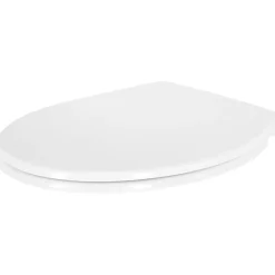 Toalettsits mjukstängande vit, duroplast