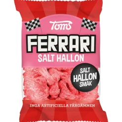 Toms Ferrari vingummi hallonsmak små bilar