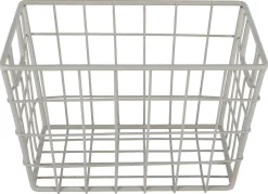Trådkorg beige metall
