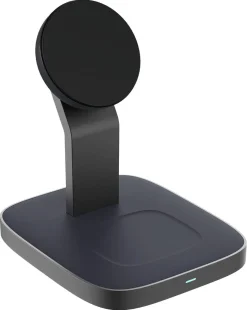 Trådlös magnetisk Qi2 laddare iPhone och AirPods, svart
