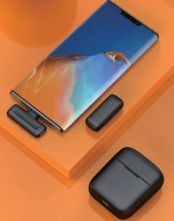 Trådlös mikrofon till mobil med USB-C