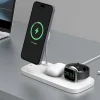 Trådlös Qi2 laddare 3-i-1 för iPhone, magnetisk, 15 W