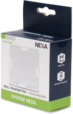 Trådlös väggströmbrytare Nexa WTE-1/WTE-2