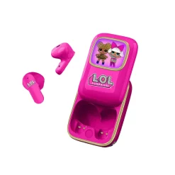 Trådlösa in ear hörlurar TWS, med slidefodral