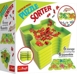 Trefl Puzzle Sorter pusselsorterare, 6 behållare