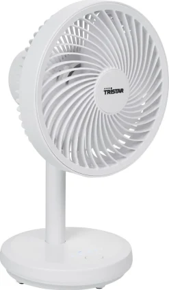 Tristar VE-5841 liten, laddbar bordsfläkt, 16,5 cm