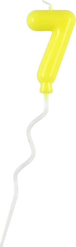 Tårtljus ballong och siffra, pastell, 1-pack