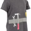 T-shirt barn Tool Belt, grå