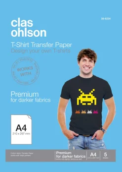 T-shirtpapper för svarta/mörka plagg