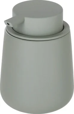 Tvålpump i stengods, grön