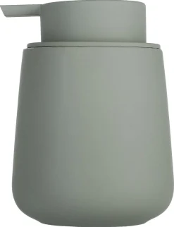 Tvålpump i stengods, grön