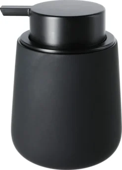 Tvålpump i stengods, svart