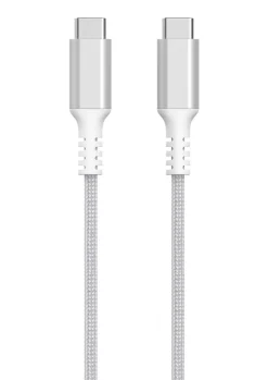 Tygklädd USB C kabel 1,5m USB-C till USB-C Clas Ohlson