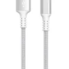 Tygklädd USB C kabel 3m USB-A till USB-C Clas Ohlson