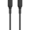 Tygklädd USB C kabel 1,5m USB-C till USB-C Clas Ohlson