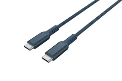 Tygklädd USB C kabel 1,5m USB-C till USB-C Clas Ohlson