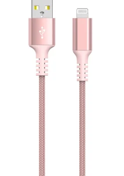 Tygklädd USB-A till Lightning laddkabel för iPhone 1,5m Clas Ohlson