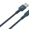 Tygklädd USB-A till Lightning laddkabel för iPhone 3m Clas Ohlson