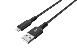 Tygklädd USB-A till Lightning laddkabel för iPhone 1,5m Clas Ohlson