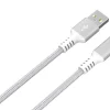 Tygklädd USB-A till Lightning laddkabel för iPhone 3m Clas Ohlson