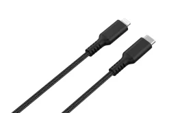 Tygklädd USB-C till Lightning laddkabel för iPhone 1,5m Clas Ohlson