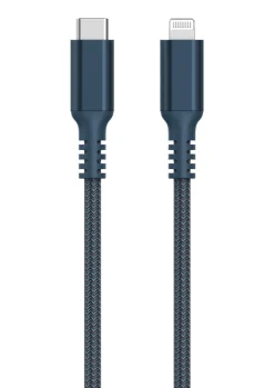 Tygklädd USB-C till Lightning laddkabel för iPhone 3m Clas Ohlson