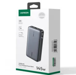 Ugreen Nexode powerbank 25000 mAh 145 W, 3 portar