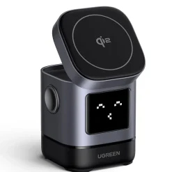 Ugreen Uno 2-in-1 magnetisk trådlös laddare, 15W